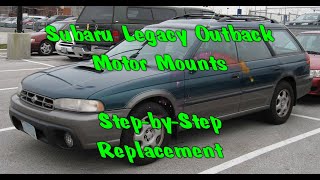 How To: Subaru Legacy Outback Motor Mount Replacement Step-by-Step