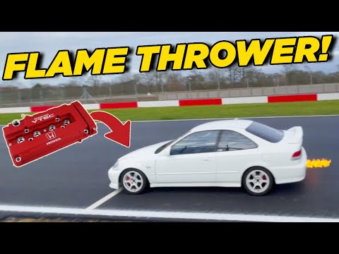 B16 Honda Civic Coupe - Track Test Chasing DC2 Type R!