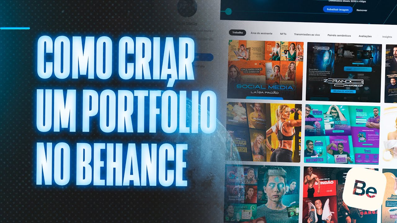 Como MONTAR UM PORTFÓLIO no BEHANCE em 2024