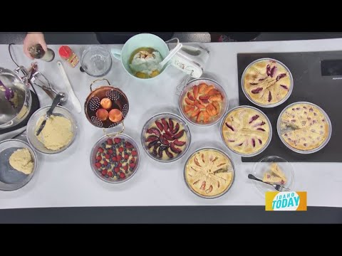 Angie shows us how to make the kuchen custard