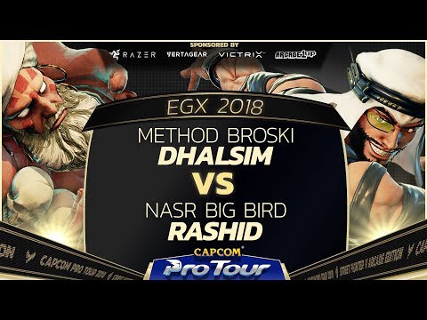 Method Broski (Dhalsim) vs NASR Big Bird (Rashid) - EGX Top 32 - SFV - CPT 2018
