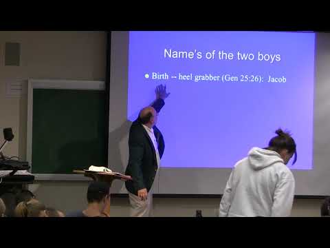 Dr. Ted Hildebrandt, Old Testament Literature, Lecture 9F -- Predestination / Freewill, Jacob/Esau