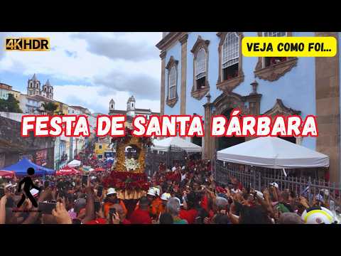 Festa de Santa Bárbara 2025 SALVADOR BAHIA 🇧🇷 4K HDR | melhores momentos da festa