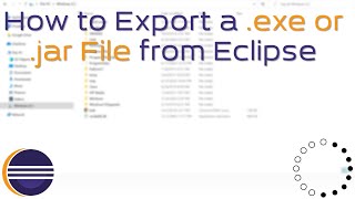 How to export a .jar or .exe File from Eclipse