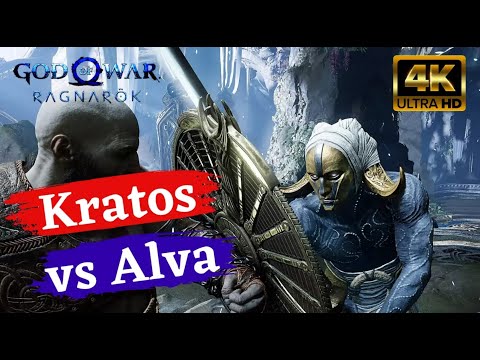 Kratos vs The Light Elf ALVA | How To Defeat Alva | Boss Fight