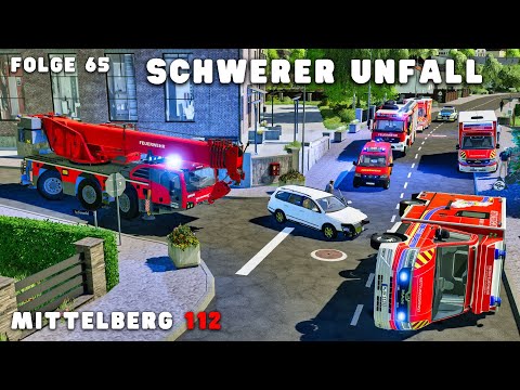 MITTELBERG 112 - RTW verunfallt auf Einsatzfahrt! Unfallgegner ist der Feuerfelser Bürgermeister! 🤨