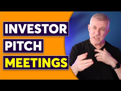 How to Pitch to Investors in first Meetings
