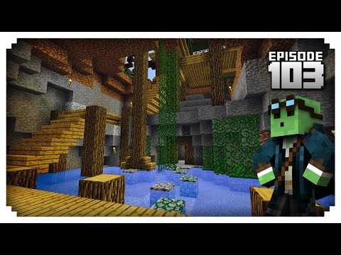Let's Play Minecraft PE - Ep.103 : Cave Designing/Potion Delivery System