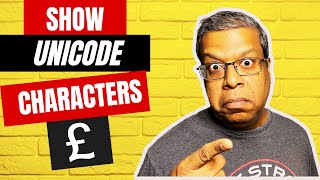 Show Unicode Special Characters in Noteapd++ (Pound Symbol & UTF Characters)