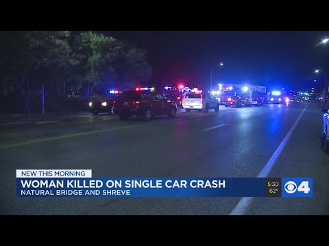 Woman killed in crash on Natural Bridge