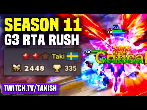 CAN WE GET G3? Season 11 RTA Rush!! - Takish Twitch Stream