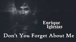 Enrique Iglesias- Don&#39;t You Forget About Me With Lyrics