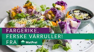 Ferske vårruller med kylling