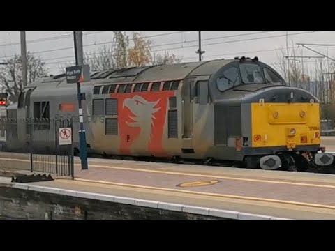 ROG Class 37 37884 'Cepheus' Passes Wigan North Western Southbound Light Engine on 0M57 2/12/22