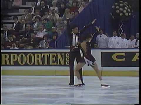 Isabelle Duchesnay & Paul Duchesnay FRA - 1987 World Figure Skating Championships Free Dance