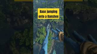 Base jumping onto a Ikran Banshee Avatar Frontiers of Pandora #gaming #avatarfrontiersofpandora