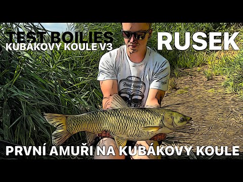 TEST BOILIES - KUBÁKOVY KOULE V3 - PRVNÍ AMUŘI NA KUBÁKOVY KOULE - RUSEK A HORY ODPADKŮ PO PYTLÁCÍCH
