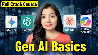 Generative AI Basics Full Course for Everyone (LLMs, RAG, Fine-Tuning, Tokens, Parameters)