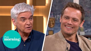 'Never Marry Someone From The Future' Sam Heughan Teases The New Series Of 'Outlander'| This Morning video
