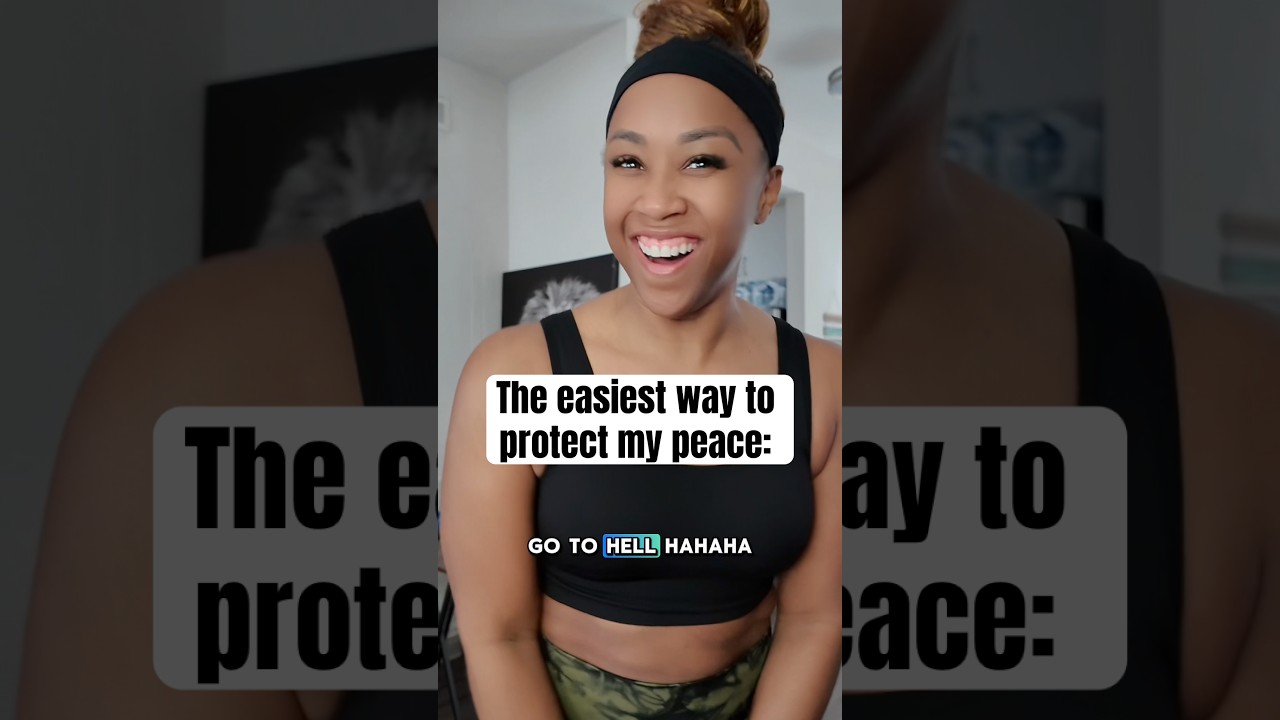 The easiest way to protect my peace 😭🤣￼