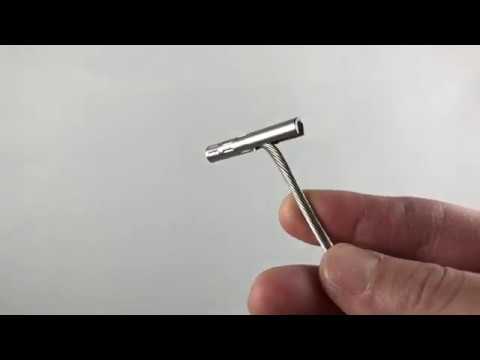 T316 Stainless Steel T Cable Anchor Fittings - Swage - For 1/8″ Cable