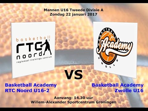 RTC Noord U16-2 - BA Zwolle U16, 22-01-2017, 1e kwart