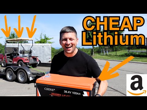 Range Testing a CHINS Lithium Golf Cart Battery - PS Its Cheap!
