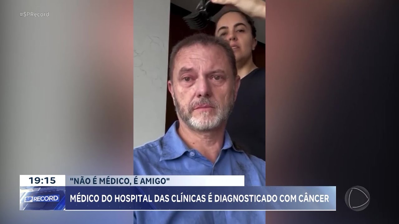 Médico pesquisador do câncer emociona redes ao anunciar que descobriu ter tumor raro em SP