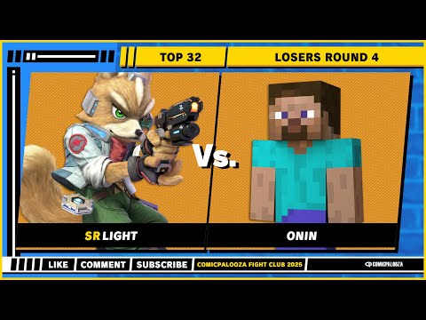 Comicpalooza Fight Club 2025 - Losers Round 4 - Light (Fox) VS Onin (Steve) - Ultimate Singles