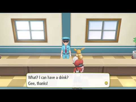 Give Tea to Thirsty Guard Pokemon Let's Go Nintendo Switch