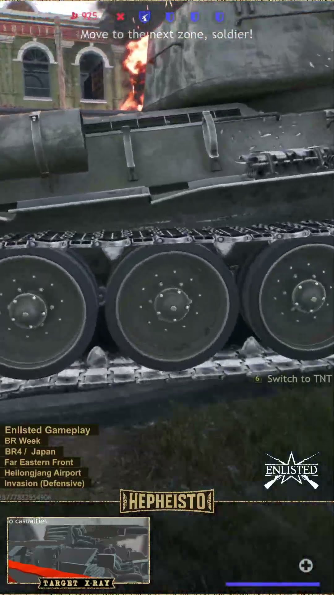 Machine Gunner eliminates Tank T-34-84 (D-5T) with TNT Charge