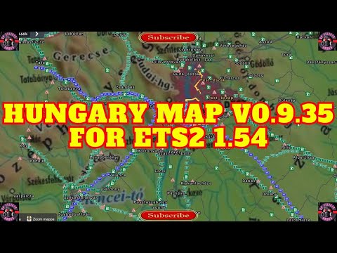 HUNGARY MAP v0.9.35 FOR ETS2 1.54