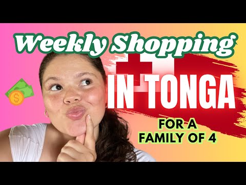 How much do groceries cost in Tonga? Shopping for a family of 4 in Tonga 🇹🇴