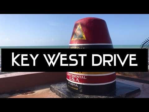 Key West Florida Drive Downtown [4K]  | Florida keys travel vlog 2021