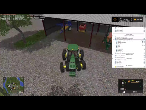 RDAllen Live Stream Multiplayer Farming Simulator 17 God's Country Harvesting Oats 07 08 2017