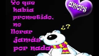 TEMERARIOS mi vida sin ti (con letra)