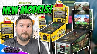 AtGames Legends Pinball 4KP New Models Announced! Dinosaur Dynasty & Peanuts