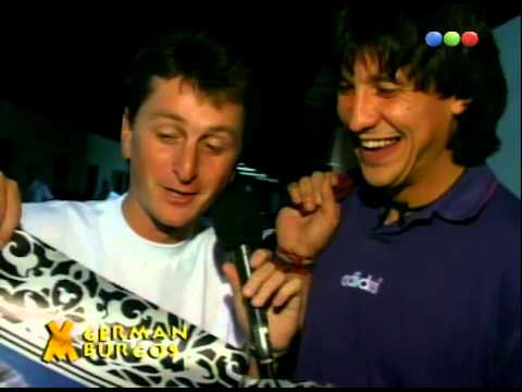 Korol con German Burgos en River vs. Newells - Videomatch 97