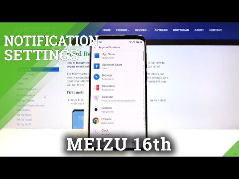 How to Enable/Disable Notifications from Applications in Meizu 16th – Notification Manager