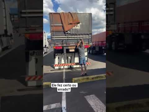 Quando a paciencia esgota #caminhão #truckernews #noticias