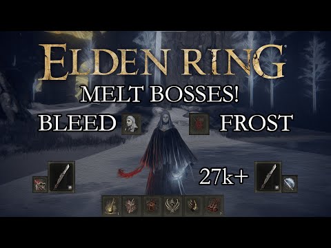 DISGUSTINGLY OP Bleed + BUILD - MELT BOSSES in Elden Ring 27k+ in SECONDS 🥶