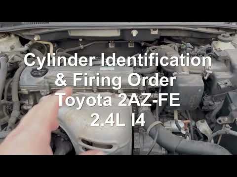 Toyota Cylinder Identification & Firing Order 2AZ-FE