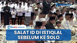 Wapres Gibran Pilih Salat Idulfitri di Istiqlal Bersama Jan Ethes Sebelum Bertolak ke Solo