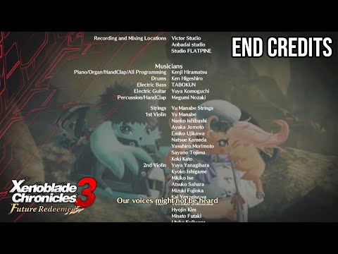 End Credits - Xenoblade Chronicles 3 Future Redeemed