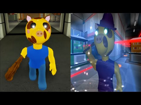 Giraffy vs Hectic Giraffy Jumpscare - Roblox Piggy RP
