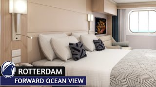 HAL Rotterdam | Forward Ocean View Walkthrough Tour & Review 4K | Holland America Cruise Line