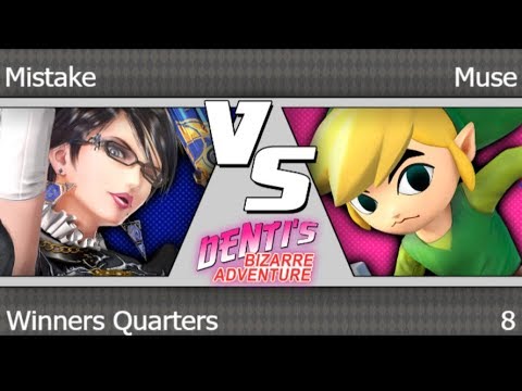 DBA 8 - EMG | Mistake (Bayonetta) vs S2W | Muse (Toon Link) Winners Quarters - Smash 4