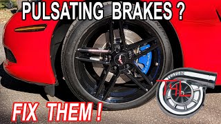 C5 & 6 Corvette Brakes (How to 100% Diagnose Warped Rotors!)
