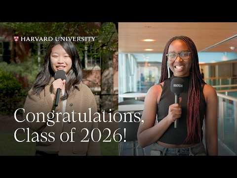 Congratulations, Harvard Class of 2026!