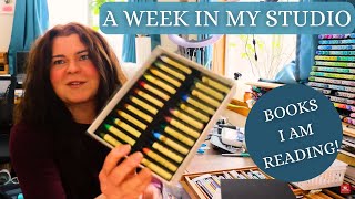 Busting Art Myths, Swatching Sennelier Oil Pastels, Burnout and Health Issues- Art Studio Vlog